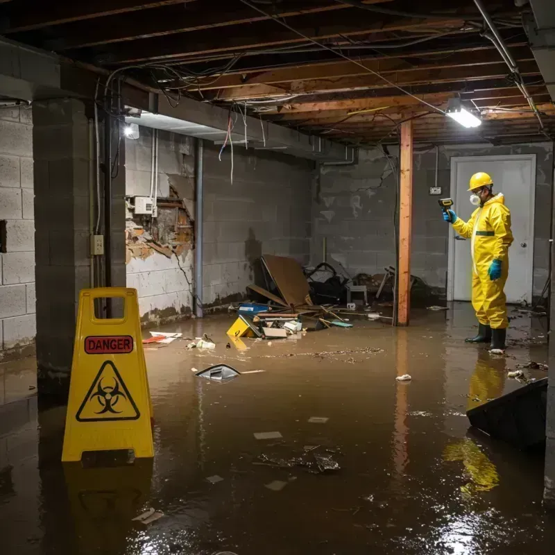 Flooded Basement Electrical Hazard in Dixon, CA Property